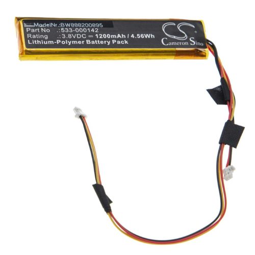 VHBW Logitech 533-000142 Vezeték Nélküli Billentyűzet Akkumulátor – 1200 mAh, 3,8 V, Li-polimer