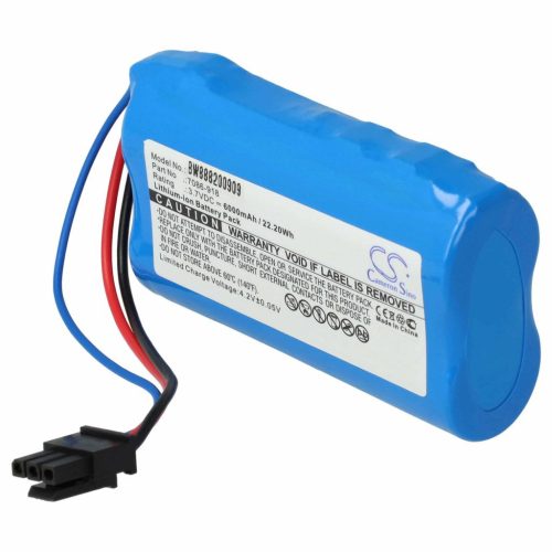 VHBW Lawn Mower Battery for Wolf-Garten 7086-918 - 6000 mAh 3.7 V Li-Ion