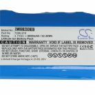 VHBW Lawn Mower Battery for Wolf-Garten 7086-918 - 6000 mAh 3.7 V Li-Ion