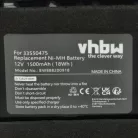 VHBW Gate Operator Battery Besam 33550475, 550473, 45A020BA00004, 550475 - 1500 mAh 12 V NiMH