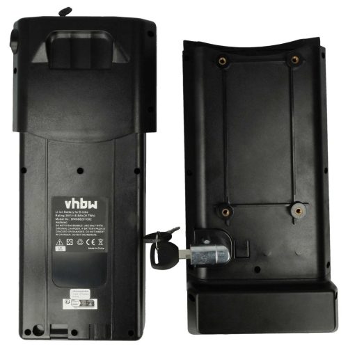 VHBW Rack-Mounted Battery with Installation System, Li-Ion, 36V, 8.8Ah, Black.