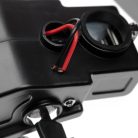 VHBW seat post/frog battery + holder, Li-Ion, 24V, 13.2Ah, black