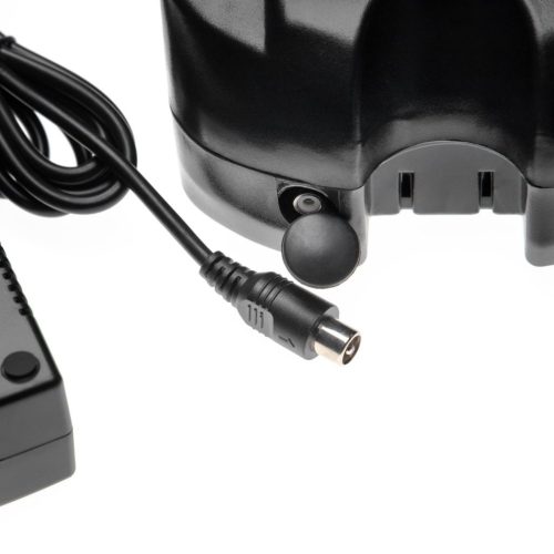 VHBW seat post/frog battery + holder, Li-Ion, 24V, 13.2Ah, black