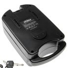 VHBW seat post/frog battery + holder, Li-Ion, 24V, 13.2Ah, black