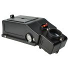 VHBW Seat Post/Frog Battery + Holder, Li-Ion, 36V, 13.2Ah, black