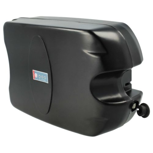 VHBW Seat Post/Frog Battery + Holder, Li-Ion, 36V, 13.2Ah, black