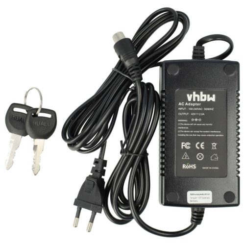 VHBW Seat Post/Frog Battery + Holder, Li-Ion, 36V, 13.2Ah, black