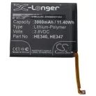 VHBW Mobile Phone Battery for Nokia HE347, HE340 - 3000 mAh 3.8 V Li-Polymer