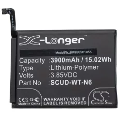   VHBW Mobile Phone Battery for Samsung SCUD-WT-N6 - 3900 mAh 3.85 V Li-polymer