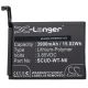 Mobiltelefon akkumulátor  Samsung SCUD-WT-N6-hoz - 3900 mAh 3,85 V Li-polimer