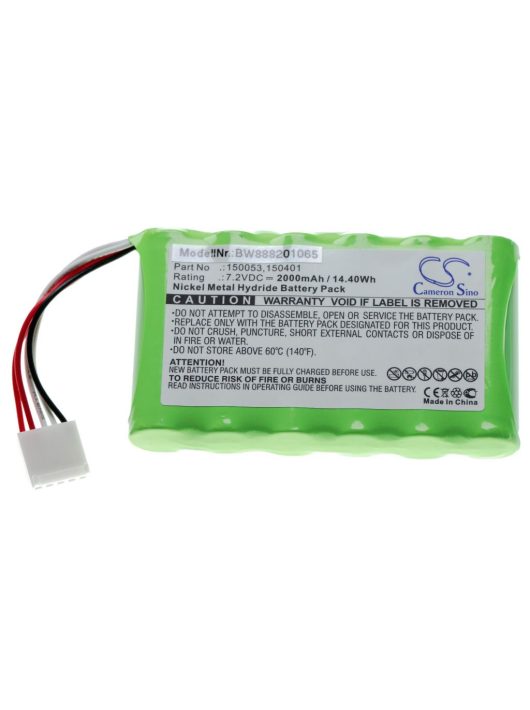 Akkumulátor 150053, 150401 - 2000 mAh 7,2 V NiMH