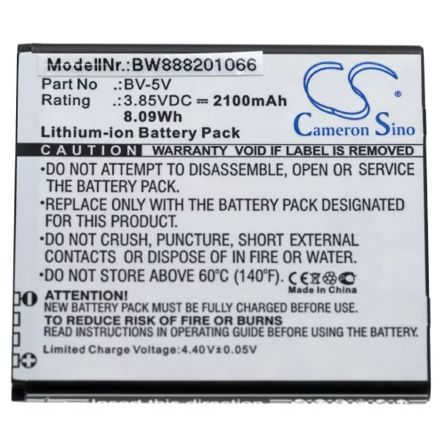 VHBW Mobile Phone Battery for Nokia BV-5V - 2100 mAh 3.85 V Li-Ion