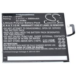   Tabletta akkumulátor Xiaomi BN60-hoz - 5800 mAh 3,8 V Li-polimer