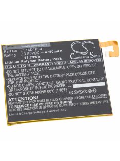   Lenovo L16D1P34 táblagép akkumulátorának  - 4750 mAh 3,85 V Li-polimer