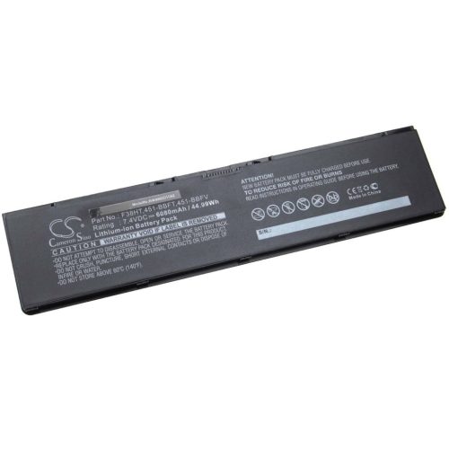 VHBW Notebook akkumulátor  Dell PFXCR, F38HT, 451-BBFY, 34GKR, 451-BBFT - 6080 mAh 7,4 V Li-Ion, fekete