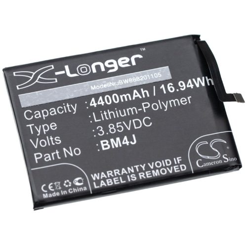 VHBW Mobile Phone Battery for Xiaomi / Redmi BM4J - 4400 mAh 3.85 V Li-polymer - Smartphone Battery