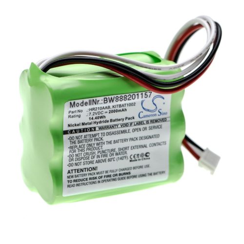 VHBW Korg KITBAT1002 Elektromos Billentyűzet Akkumulátor, HHR210AAB - 2000mAh 7,2V NiMH