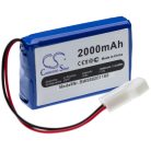 VHBW Model Maker Tool Battery Brookstone Rover Revolution - 2000 mAh 7.4 V Li-polymer