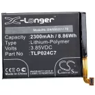 VHBW Mobiltelefon Akku für Alcatel TLP024C7 - 2300 mAh 3,85 V Li-Polymer