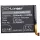 VHBW Mobiltelefon Akku für Alcatel TLP024C7 - 2300 mAh 3,85 V Li-Polymer