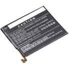 VHBW Mobiltelefon Akku für Alcatel TLP024C7 - 2300 mAh 3,85 V Li-Polymer
