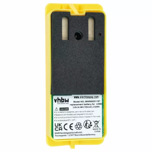 VHBW Radio Akku JAY UDB2 - 700 mAh 3,6 V NiMH