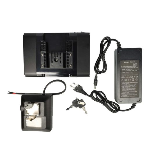 VHBW E-Bike Battery for Ansmann and other models, Li-Ion, 36V, 10Ah, black