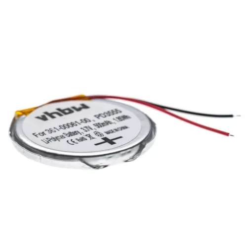 VHBW Garmin PD3555w Smartwatch Battery, 361-00061-00, PD3555 - 500mAh 3.7V Li-Polymer
