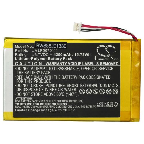 Autódiagnosztikai eszköz akku az Autel MLP5070111-hez - 5000 mAh 3,7 V Li-polimer