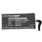 VHBW Mobile Phone Battery for Google G020J-B - 3600 mAh 3.85 V Li-Polymer - Smartphone Battery