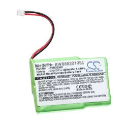   VHBW Vezetékes telefon akku Agfeo McNairF6M3EMX, F6M3EMX - 400 mAh 3,6 V NiMH