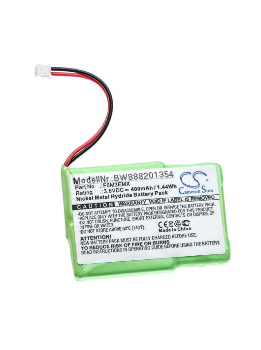 Vezetékes telefon akku Agfeo McNairF6M3EMX, F6M3EMX - 400 mAh 3,6 V NiMH