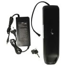 VHBW Down Tube Battery + Charger for E-Bike, Li-Ion, 48V, 10.4Ah, Black