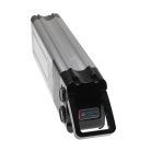 VHBW Seat Post Battery + Charger for E-Bike, Li-Ion, 48V, 14.4Ah, silver