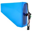 VHBW Akkucsomag + Töltő és háromszög táska E-Bike-hoz, Li-Ion, 48V, 15000mAh