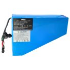 VHBW Akkucsomag + Töltő és háromszög táska E-Bike-hoz, Li-Ion, 48V, 15000mAh