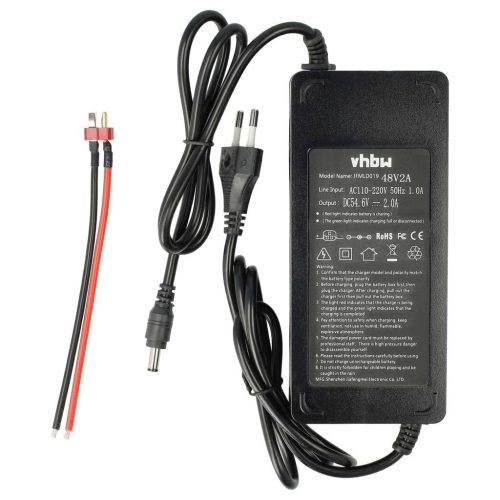 VHBW Akkucsomag + Töltő és háromszög táska E-Bike-hoz, Li-Ion, 48V, 15000mAh