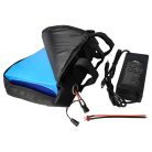 VHBW Akkucsomag + Töltő és háromszög táska E-Bike-hoz, Li-Ion, 48V, 15000mAh