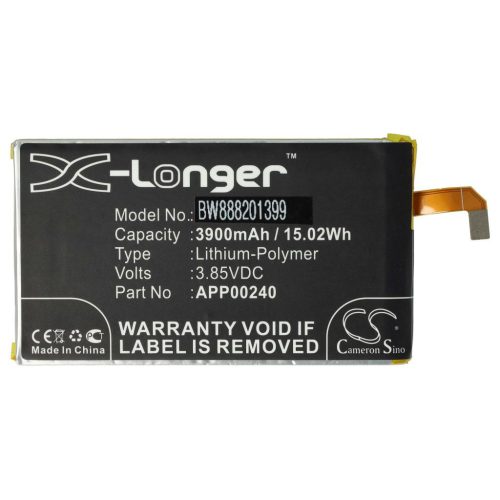 VHBW CAT/Caterpillar APP00240 mobile phone battery - 3900 mAh 3.85 V Li-polymer - Smartphone battery