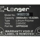 VHBW CAT/Caterpillar APP00240 mobile phone battery - 3900 mAh 3.85 V Li-polymer - Smartphone battery