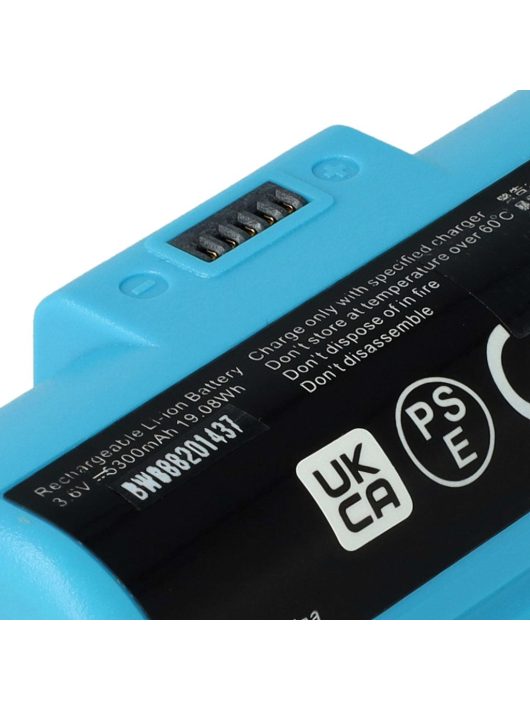 Akkumulátor iRobot BC674, 4446040 - 5300 mAh, 3,6 V, Li-Ion számára