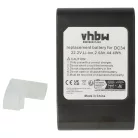 VHBW Battery for Dyson 17083-5010, 202932-02, 17083-3009, 17083-3511 - 2000 mAh, 22.2 V, Li-Ion
