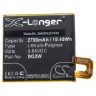 VHBW Mobiltelefon akkumulátor Google BG2W, 35H00272-01M, 35H00272-00M - 2700 mAh 3,85 V Li-polymer - Okostelefon akkumulátor