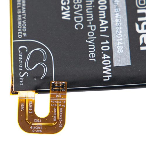 VHBW Mobiltelefon akkumulátor Google BG2W, 35H00272-01M, 35H00272-00M - 2700 mAh 3,85 V Li-polymer - Okostelefon akkumulátor