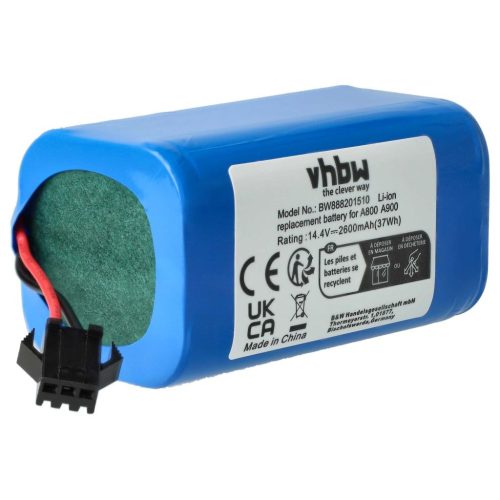 VHBW Cecotec CONG1002 Akku - 2600 mAh, 14,8 V, Li-Ion