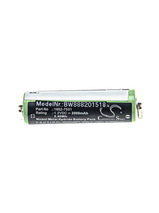 Elektromos borotvaelem Moser 1852-7531-hez - 2000 mAh 1,2 V NiMH