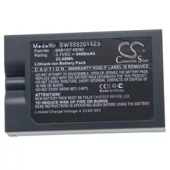   VHBW Intercom Türgong Akku Ring 8AB1S7-0EU0, V4 - 6400 mAh 3,7 V Li-Ion