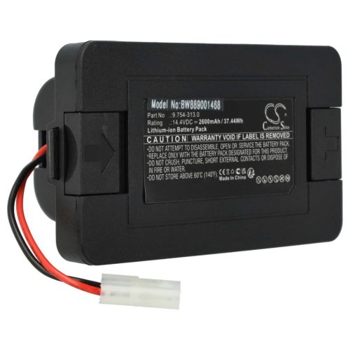 VHBW Battery Rowenta Explorer 20, 40, 60 - 2600 mAh, 14.4 V, Li-Ion