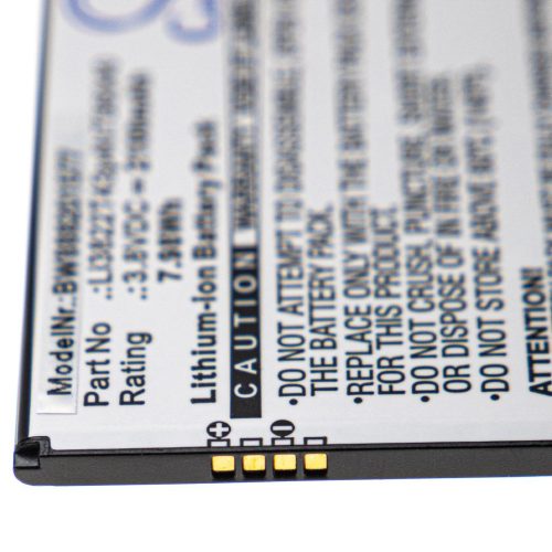 VHBW Mobile Phone Battery Vodafone / ZTE Li3822T43p4h736040 - 2100 mAh 3.8 V Li-Ion - Smartphone Battery