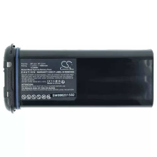 VHBW Radio Akku BP-224, BP-224H - 1800 mAh 7,2 V NiMH